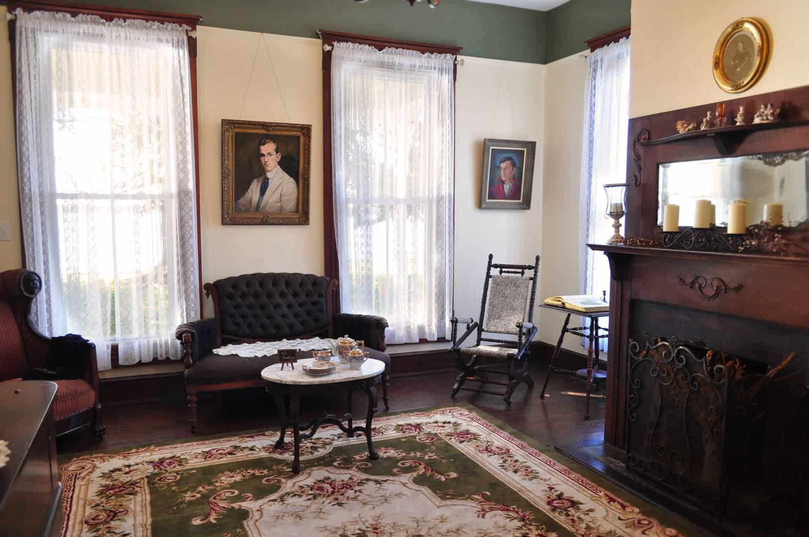 Victorian Double Parlor Lower Notley Hall Farm